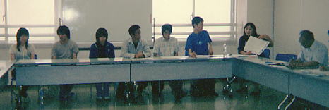 2005.6.26―トカネット学生サポーターによる活動発表会。写真。